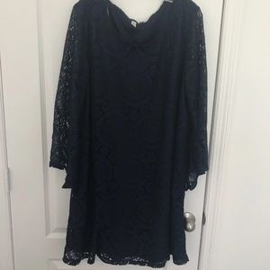 Plus size lace dress